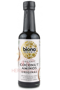 Biona Bio Kokosová amino omáčka (250ml) Obrázok pre Biona Bio Kokosová amino omáčka (250ml)
