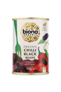 Obrázok pre Biona Bio Čierne fazule v pikantnej chilli omáčke (410g)