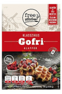 Obrázok pre Free Selection Bezlepková múčna zmes na gofry, vafle (150g)