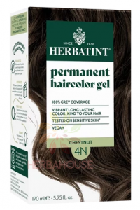 Herbatint Prírodná permanentná farba na vlasy 4N - gaštan (170ml) Obrázok pre Herbatint Prírodná permanentná farba na vlasy 4N - gaštan (170ml)