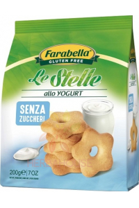 Obrázok pre Farabella Le Stelle Bezlepkové jogurtové sušienky bez pridaného cukru (200g)