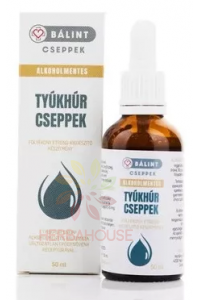 Obrázok pre Bálint cseppek Hviezdica prostredná a listy artičoky bylinné kvapky pre pečeň, žlč a trávenie - bez alkoholu (50ml)