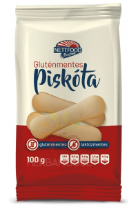 Obrázok pre Nett food Dlhé piškóty bez lepku a laktózy (100g) 