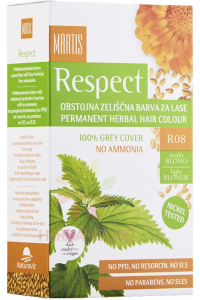 Obrázok pre Naturavit Martis Respect Farba na vlasy R08 Svetlá blond (135ml)