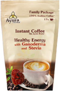 Obrázok pre Ayura Instantné Cappuccino s ganodermou a stéviou (250g)