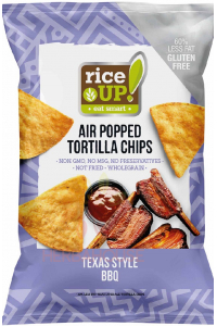 Obrázok pre Rice Up Bezlepkový Tortilla chips kukuričný s príchuťou barbecue (60g)