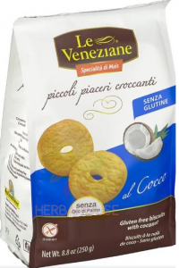 Obrázok pre Le Veneziane Bezlepkové kokosové sušienky (250g)