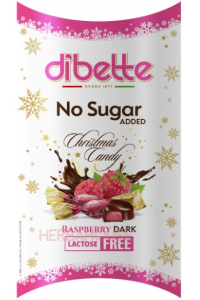 Dibette Salónky máčané v horkej čokoláde plnené malinovým krémom so sladidlom (220g) Obrázok pre Dibette Salónky máčané v horkej čokoláde plnené malinovým krémom so sladidlom (220g)