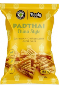 Obrázok pre Foody Free Bezlepkový Šošovicový Chips Pad Thai China Style (50g) 