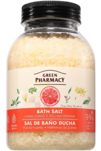 Green Pharmacy Kúpeľová soľ ylang-ylang a sicílsky pomaranč (1000g) Obrázok pre Green Pharmacy Kúpeľová soľ ylang-ylang a sicílsky pomaranč (1000g)