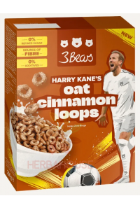 3Bears Celozrnné ovsené škoricové krúžky s agávovým sirupom (250g) Obrázok pre 3Bears Celozrnné ovsené škoricové krúžky s agávovým sirupom (250g)