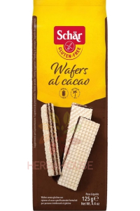 Obrázok pre Schär Wafers bezlepkové oblátky s kakaovou náplňou (125g)