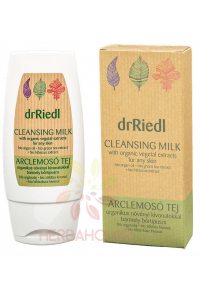 Obrázok pre drRiedl Čistiace mlieko s organickými rastlinnými extraktmi pre všetky typy pleti (100ml)