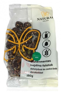 Natural Bezlepkové pohánkové datľovo-čokoládové kúsky (150g) Obrázok pre Natural Bezlepkové pohánkové datľovo-čokoládové kúsky (150g)