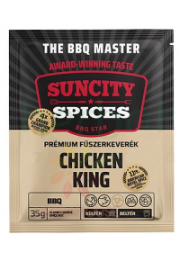 SunCity Prémiové Chicken King BBQ korenie – grilovacia zmes na kuracie a morčacie mäso (35g) Obrázok pre SunCity Prémiové Chicken King BBQ korenie – grilovacia zmes na kuracie a morčacie mäso (35g)