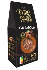 Avena GoFit Bezlepková granola čokoláda a lieskový orech bez pridaného cukru (225g) Obrázok pre Avena GoFit Bezlepková granola čokoláda a lieskový orech bez pridaného cukru (225g)