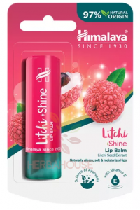 Obrázok pre Himalaya Litchi & Shine balzam na pery s extraktom z jadier liči pre lesklé, jemné a hydratované pery (4,5g) 