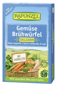 Rapunzel Bio zeleninový bujón s nízkym obsahom soli (8ks) Obrázok pre Rapunzel Bio zeleninový bujón s nízkym obsahom soli (8ks)