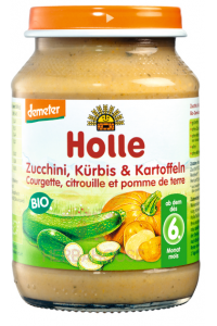 Obrázok pre Holle Bio Detská zeleninová výživa cuketa a tekvica so zemiakmi (190g)
