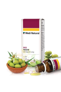 Obrázok pre MediNatural Bio Neem olej – prírodná podpora pleti, pokožky hlavy a nechty proti baktériám a plesniam (20ml)