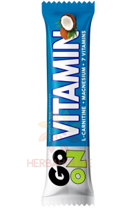 Obrázok pre Sante Go On Vitamin tyčinka máčaná v mliečnej čokoláde - kokos (45g)