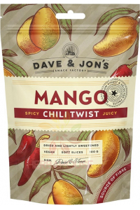 Obrázok pre Dave & Jon's Mango s chilli sušené kandizované plátky (100g)