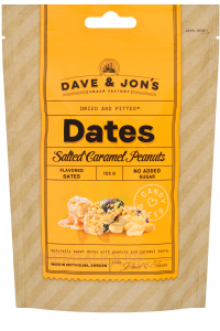 Obrázok pre Dave & Jon's Datle s príchuťou slaného karamelu s arašidmi (125g)  