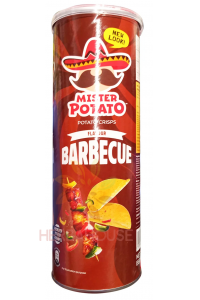 Obrázok pre Mister Potato Bezlepkové zemiakové chipsy s barbecue príchuťou (160g)