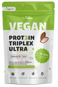 Obrázok pre Netamin Vegan Prot3in Triplex ULTRA vegánsky proteín bez pridaného cukru s fermentovanými superfood bobuľami - čokoláda (450g)