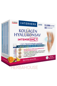 Obrázok pre Interherb Intense Tekutý kolagénový shot s kyselinou hyalurónovou so sladidlom - citrón a pomaranč (14 x 25ml)
