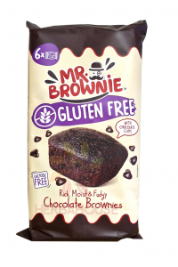 Obrázok pre Mr.Brownie Bezlepkové kakaové Brownies s kúskami čokolády (150g)