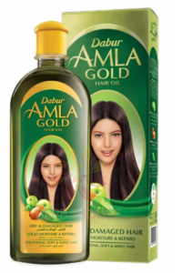 Obrázok pre Dabur Amla Gold kondicionačný olej na vlasy – výživa, rast a lesk (200ml)
