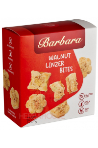 Obrázok pre Barbara Bezlepkový linzer s marhuľovou náplňou a orechmi (150g)