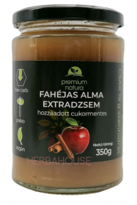 Obrázok pre Premium Natura Jablkovo-škoricový džem bez pridaného cukru (350g)