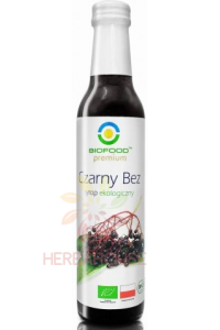 Biofood Bio sirup z bazy čiernej (250ml) Obrázok pre Biofood Bio sirup z bazy čiernej (250ml)
