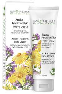 Obrázok pre UW Premium Bylinný krém na svaly, kĺby, pomliaždeniny a regeneráciu (100ml)