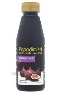 Obrázok pre Papadimitriou Krémový balzamikový ocot s príchuťou figy (250ml)
