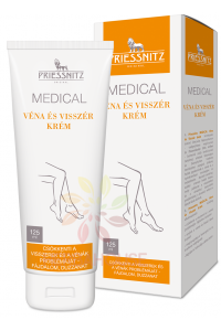 Obrázok pre Priessnitz Medical krém na unavené nohy, žily a pocit ťažkých nôh (125ml)