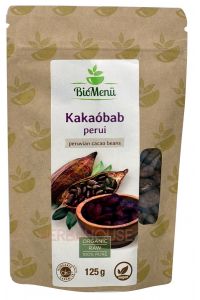 Obrázok pre BioMenü Bio RAW Peruánské kakaové bôby (125g)
