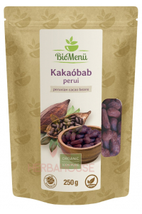 Obrázok pre BioMenü Bio Peruánské kakaové bôby (250g)