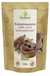 Obrázok pre BioMenü Bio RAW Kakaová hmota z peruánskych kakaových bôbov (125g)