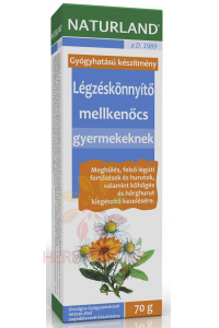 Obrázok pre Naturland Bylinná masť na hrudník pri kašli, nádche a nachladnutí pre deti od 2 rokov (70g)