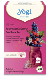 Obrázok pre Yogi Tea® Bio Cold Brew ľadový čaj s lesným ovocím a čiernym čajom (16ks)