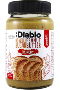 Diablo Crunchy Arašidové maslo s kúskami arašidov (350g) Obrázok pre Diablo Crunchy Arašidové maslo s kúskami arašidov (350g)