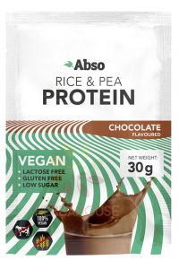 AbsoRice Vegan Proteinový prášok - čokoláda (30g) Obrázok pre AbsoRice Vegan Proteinový prášok - čokoláda (30g)