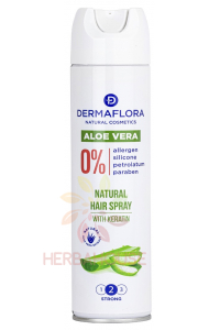 Dermaflora Aloe Vera lak na vlasy s keratínom (300ml) Obrázok pre Dermaflora Aloe Vera lak na vlasy s keratínom (300ml)