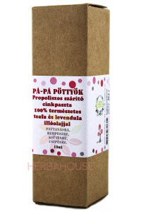 Obrázok pre Naturland Prírodná propolisová zinková pasta na pupienky a akné (10ml)
