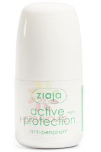 Ziaja Vegan Active Protection roll-on antibakteriálny antiperspirant (60ml) Obrázok pre Ziaja Vegan Active Protection roll-on antibakteriálny antiperspirant (60ml)