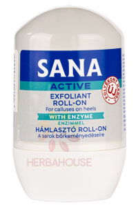 Obrázok pre Sana Active enzýmový peeling na chodidlá – roll-on proti zhrubnutej koži a tvrdým pätám (50ml)