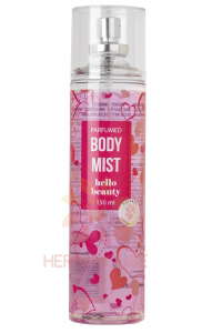 Obrázok pre BradoLine Perfumed Body Mist Hello Beauty – hydratačný telový sprej s jemnou kvetinovo-púdrovou vôňou (150ml)
